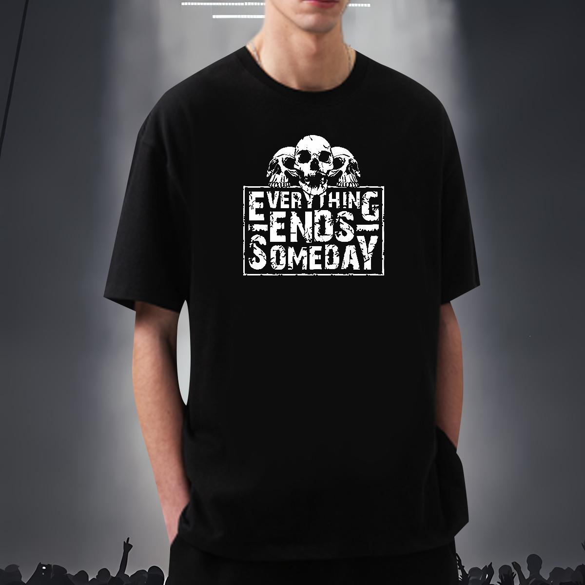 Cool Design T-Shirts 230g Pure Cotton skull Casual Beach Customized Print Crew Neck Tshirt for Man Woman 2024 DIY Tops Tees
