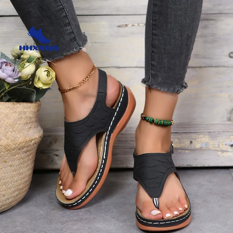 Autumn Wedges Womens High Heel Sandals Summer Shoes Flip Flop Chaussures Womens Platform Sandals Plus Size 35-43 240823