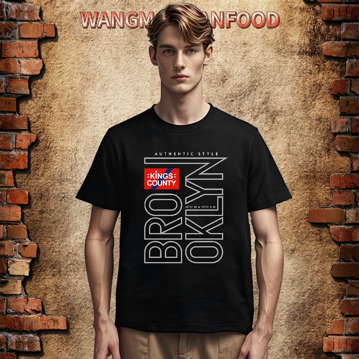 Loose Fit T Shirt For Man 100% Cotton 230g letter Hip Hop Custom Print Plus Size Breathable Short Sleeve Men Tops Tees New Arrival Top Tees