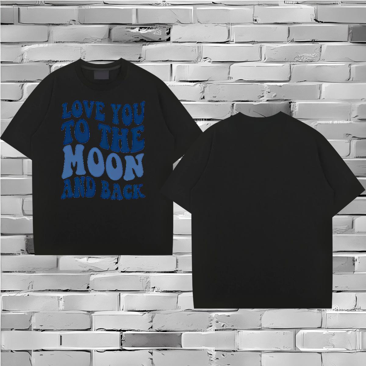 DIY Customized Tshirt for Man Woman letter Daily Wear 230g Cotton Tees Shirts Round Neck Short Sleeve Cool Mens T Shirts Graphic