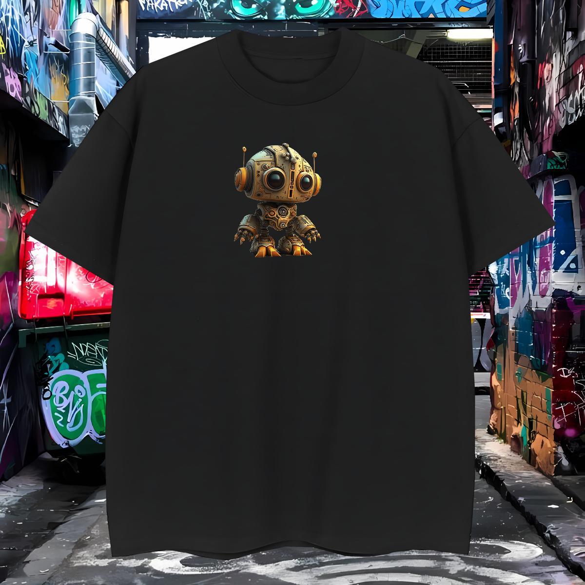 Unisex T Shirt For Man 230g Cotton ET Hip Hop Street DIY Printed Pure Cotton Men Tops Tees 2024 DIY Tee Shirt