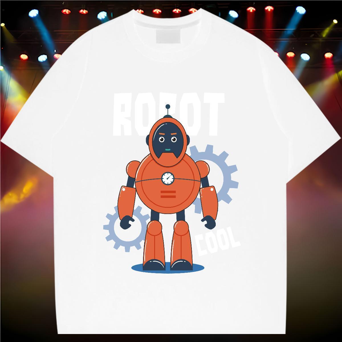 Wholesale T shirt 230g 100% Cotton ET Street Graphic Breathable Short Sleeve Tshirt for Man Woman Fashion Casual Clothings