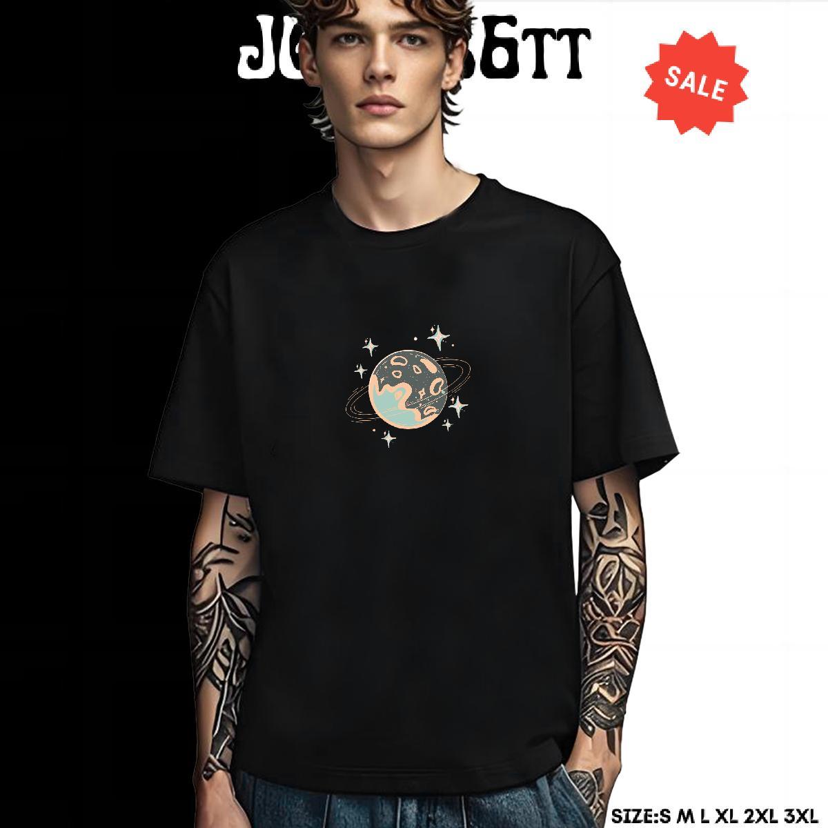 Designer T shirt 100% Cotton 230g spaceman Outdoor DIY Printed Crew Neck Mens Tshirts New Arrival Tee Shirt
