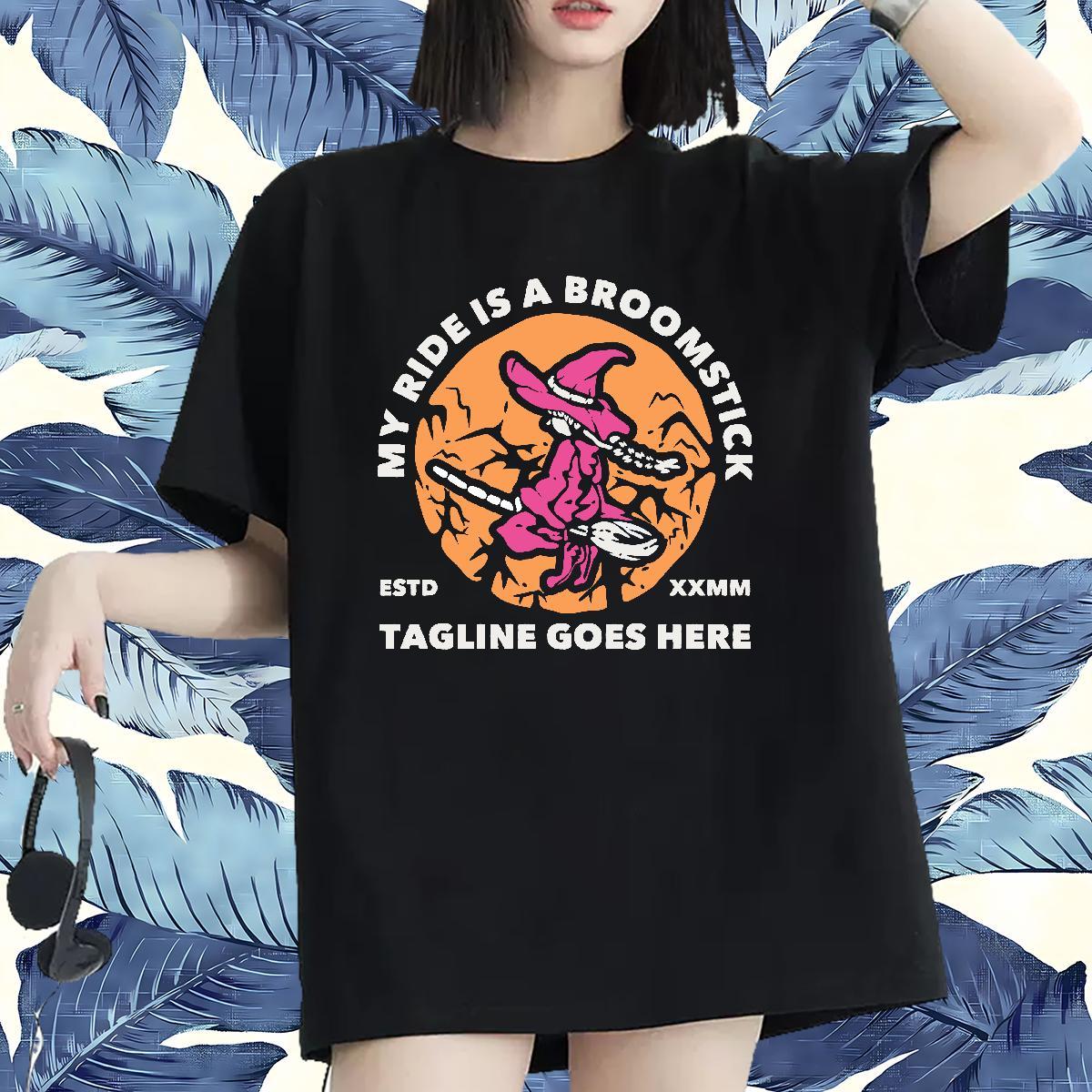 5A Women Tees 230g 100% Cotton letter Daily Outfit T Shirts Women O-Neck Short Sleeve Custom Printing Tops Shirt