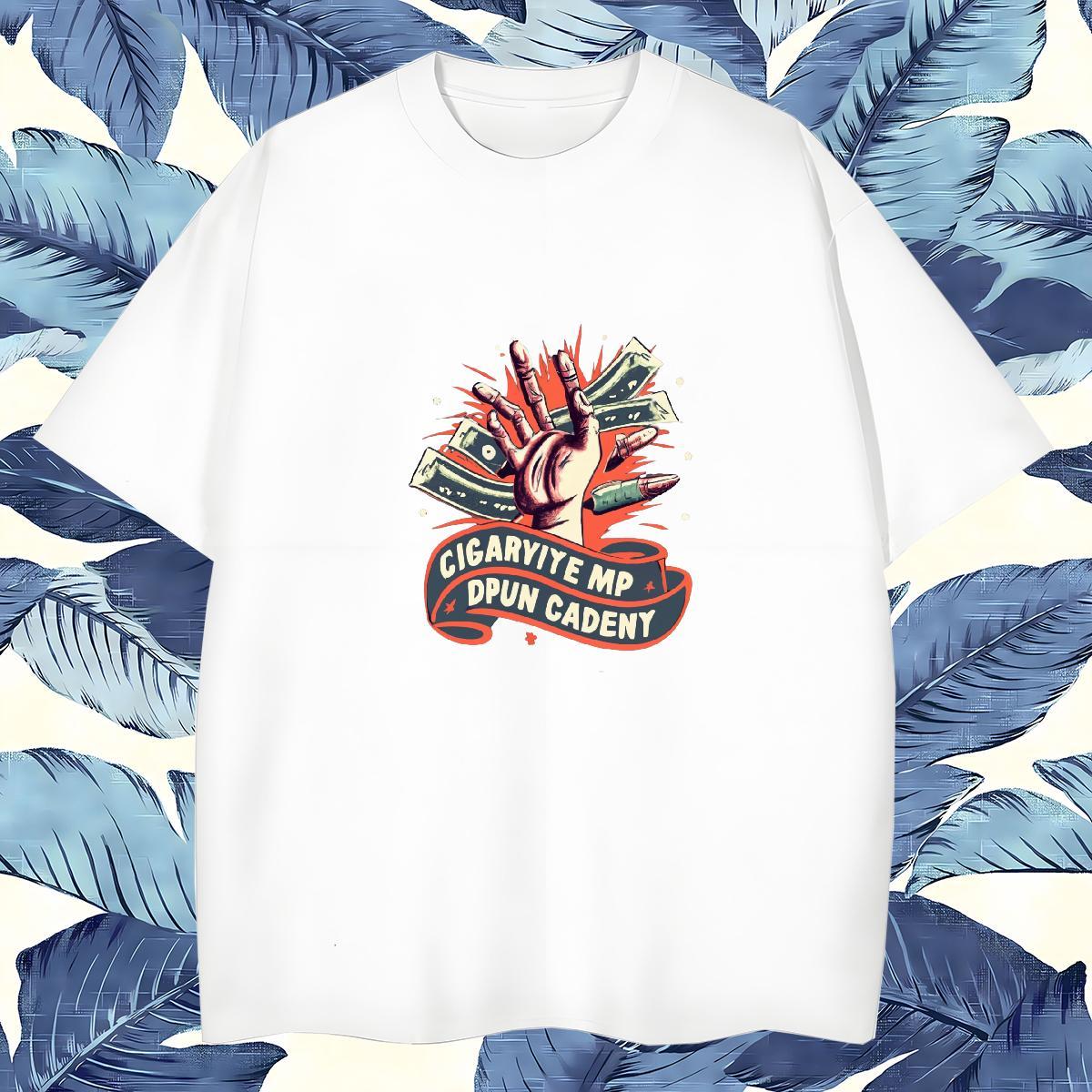 Cool Design Men T Shirts 100% Cotton 230g skull Street Wear White Plus Size Breathable Short Sleeve Men Clothes T-Shirt New Designer Tshirts