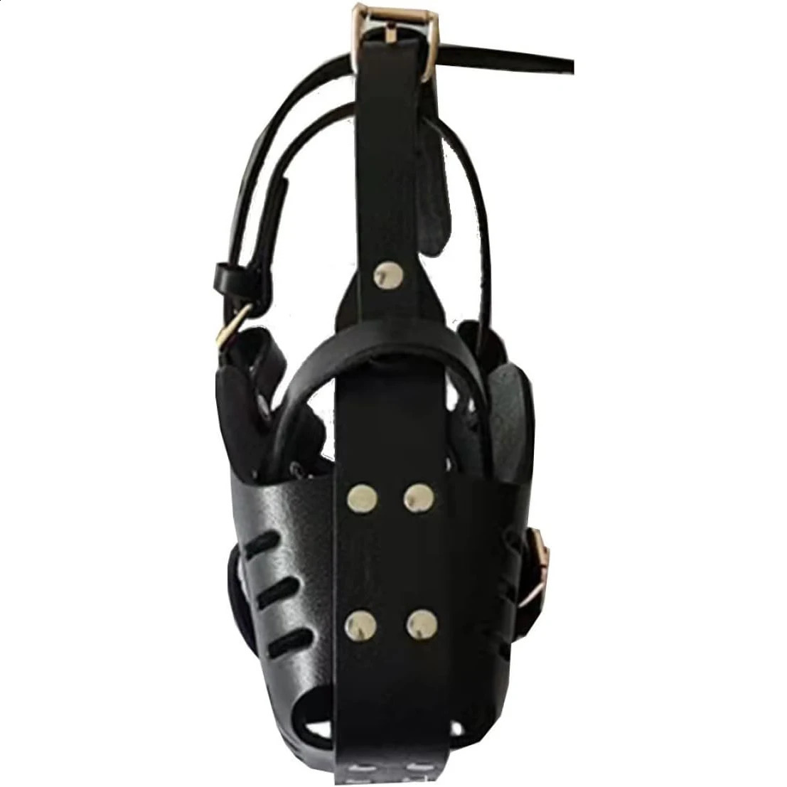 Leather Pet Dog Basket Muzzles German Shepherd Doberman Anti Bite Mouth Cage Training Defense Masks for Dogs y240824