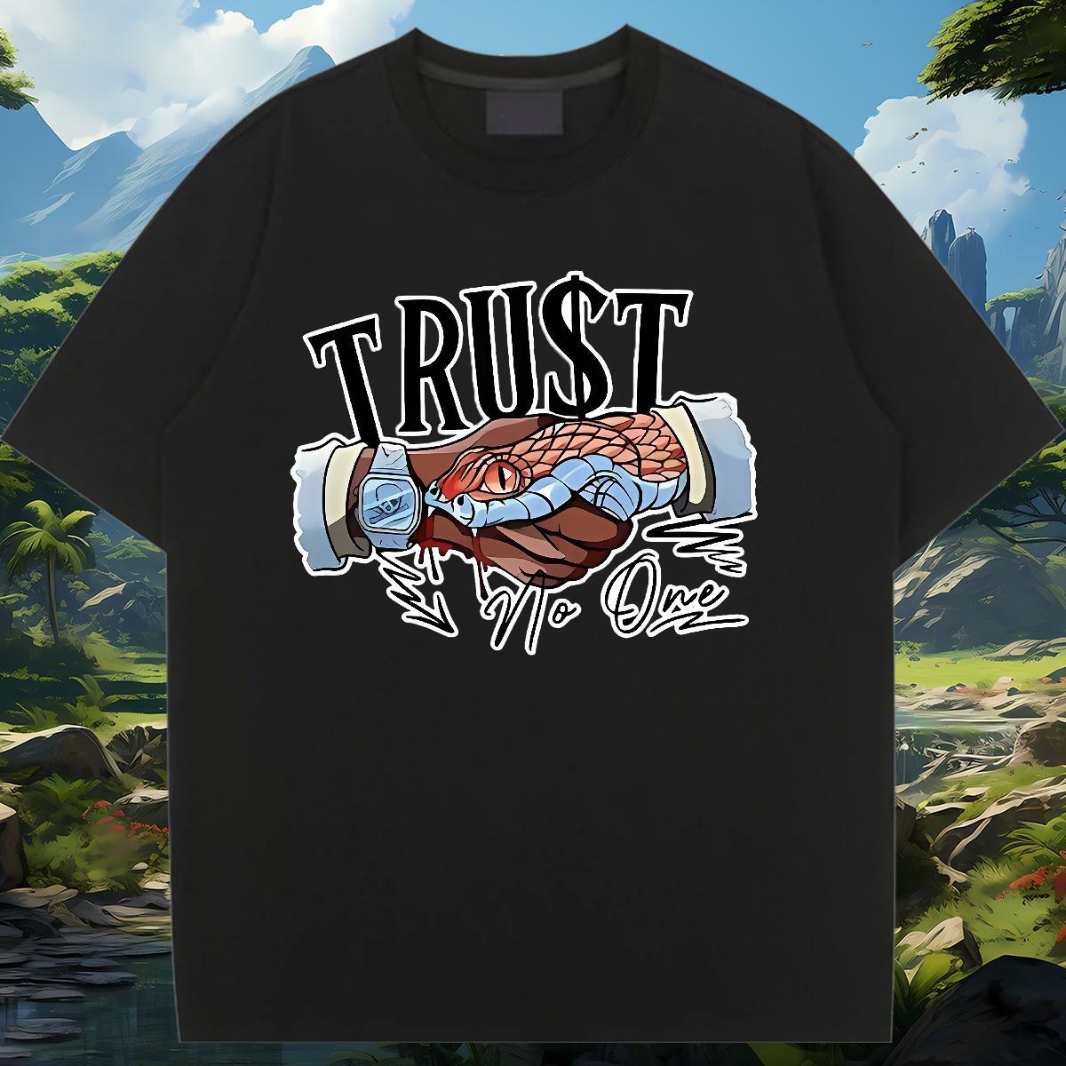 Lady Women Tshirts 100% Cotton 230g trust Beach Womens T Shirts Breathable Soft Custom Printed Clothings
