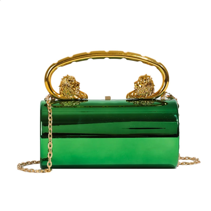 Acrylic Clutch Purse with Chain Women Mini Evening Bag Solid Shoulder Hobo for Wedding Prom Party 240824Z