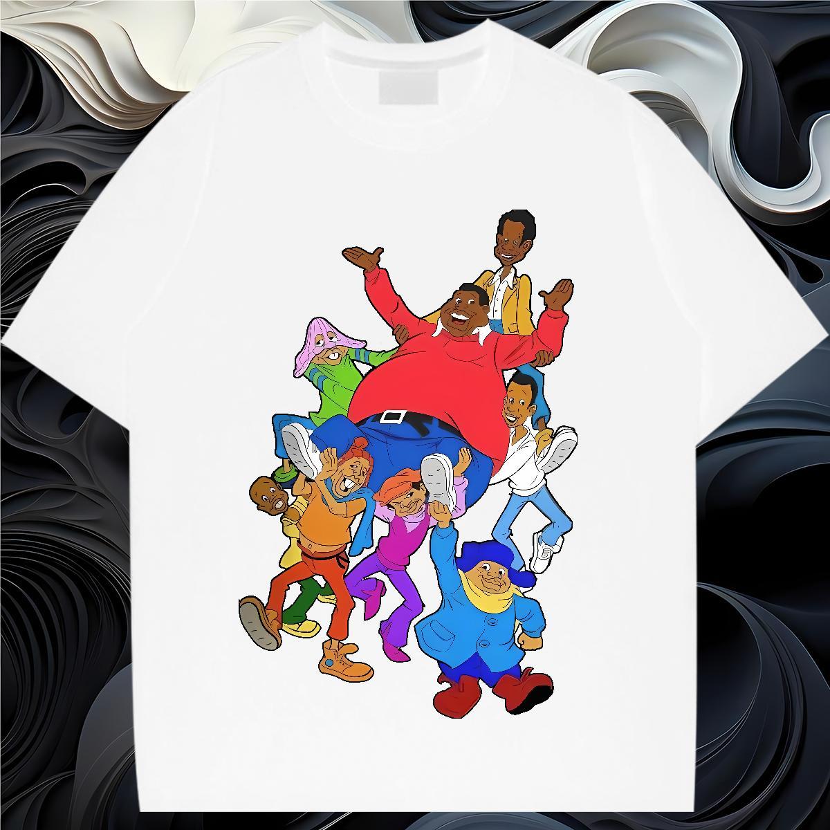 Soft Womens Tshirts 230g Pure Cotton cartoon Casual Sport T Shirts Women O Neck Short Sleeves Custom Print Oversized Wear