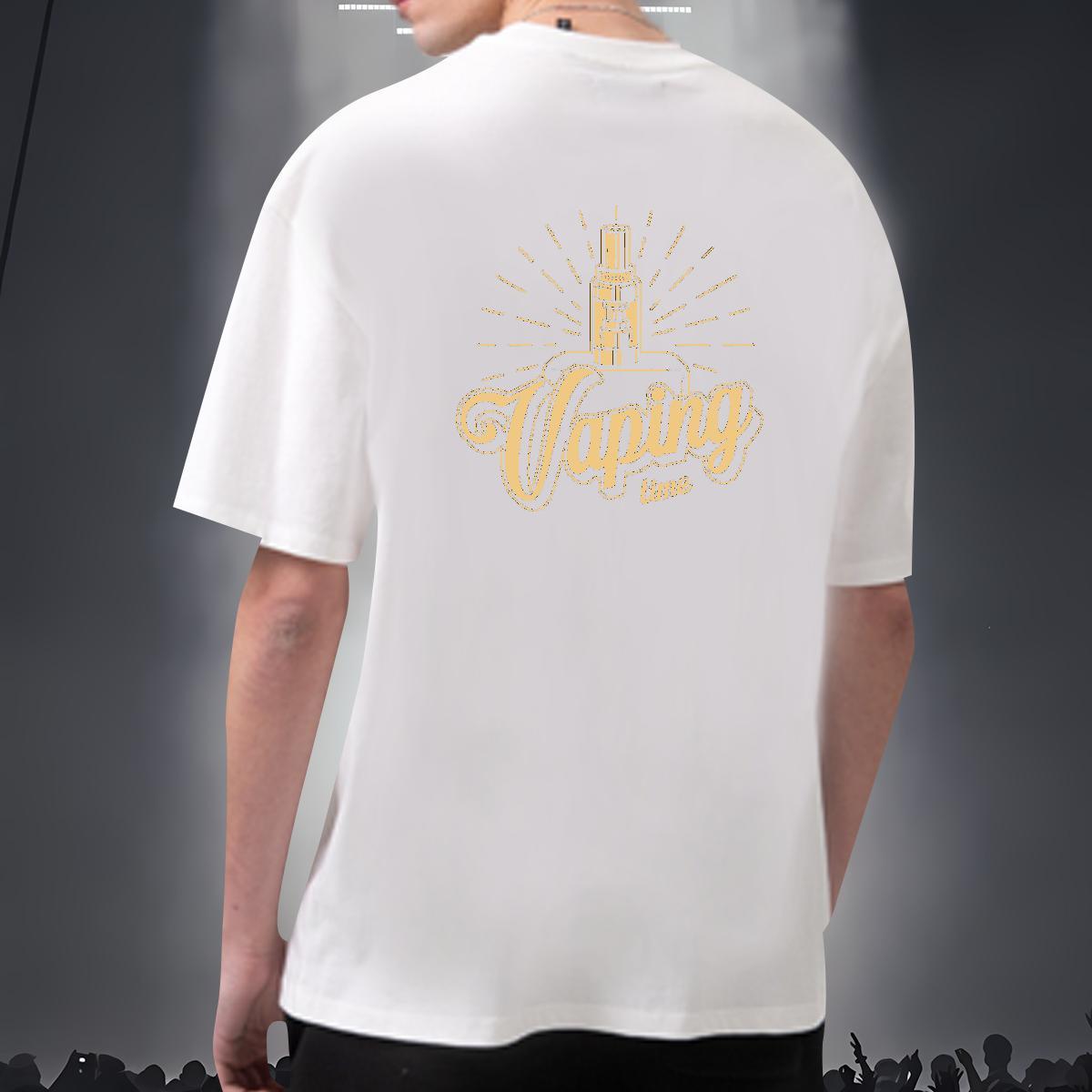 Cool Man T Shirts 230g Cotton tool Anime Printing Street Custom Cartoon Pure Cotton Tshirts Customized Clothings