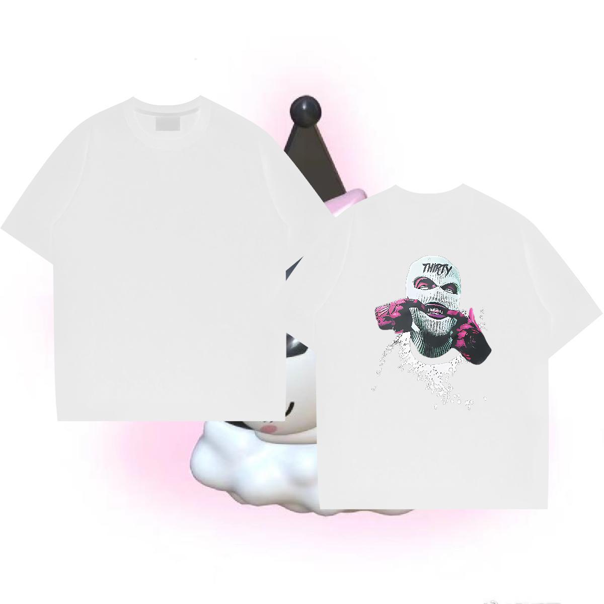Brand T-Shirts 230g Cotton portrait Street Casual Asian Size Crew Neck Breathable Men Tops Tees New Designer Tshirts
