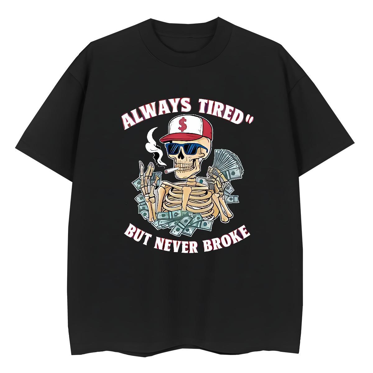 High Quality Mens T Shirts 230g 100% Cotton skull Home Outdoor Oversized 3XL 4XL Breathable Crew Neck Tshirt for Man Woman Stylist Top Tees
