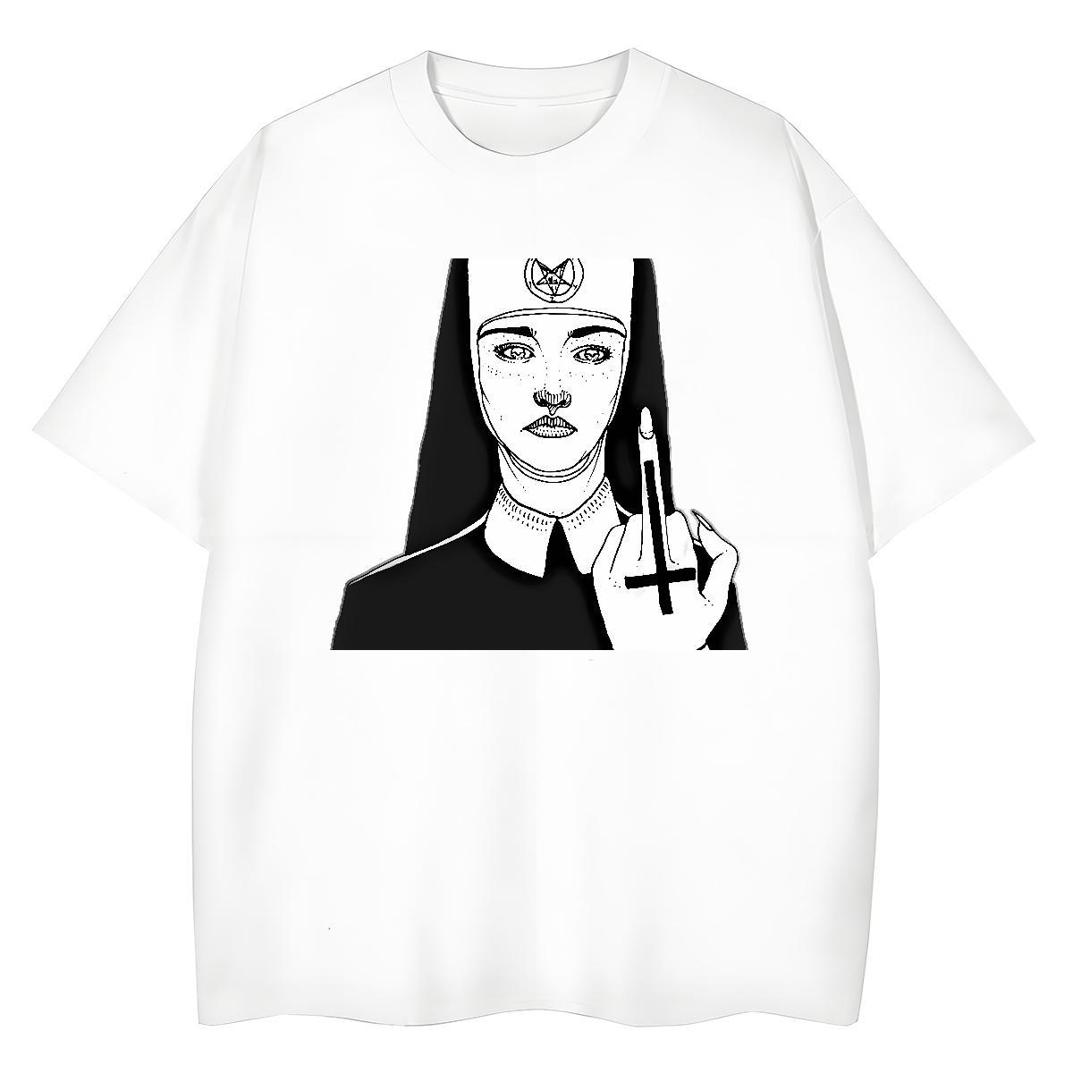 Designer Women Tees 230g Cotton contempt Street Casual T-Shirts Short Sleeve O-Neck Skull Clothings