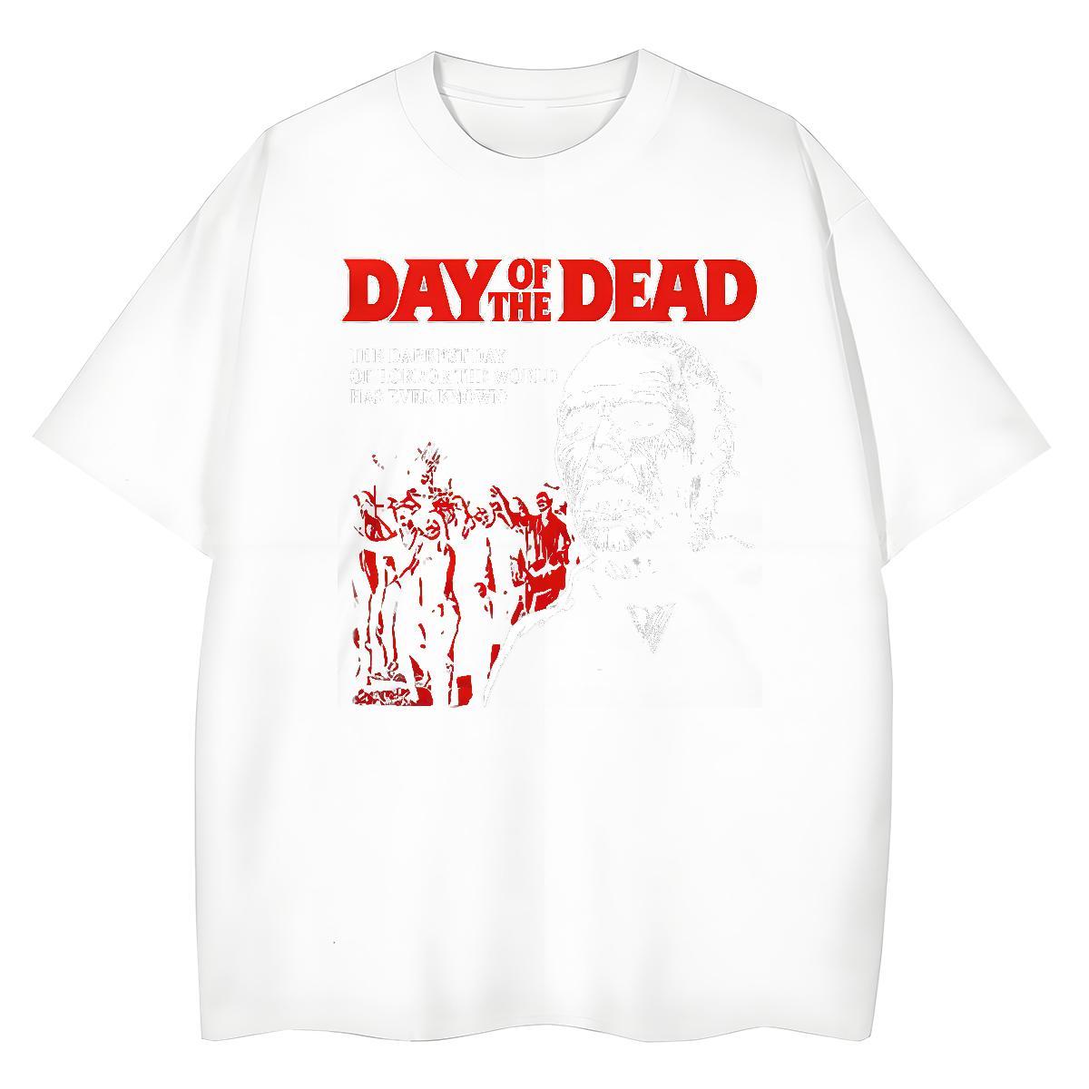 Designer Tshirt for Man Woman 230g 100% Cotton scary High Street Hip Hop Womens T Shirts Breathable Soft Anime Top Tees