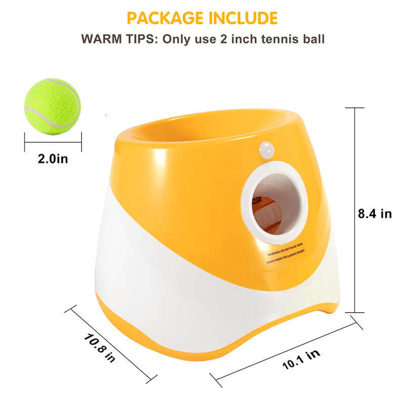 Dog Launcher Automatic Pet Dogs Chase Toy Mini Tennis Throwing Pill hine Fun Interactive Throw Rechargable Catapult