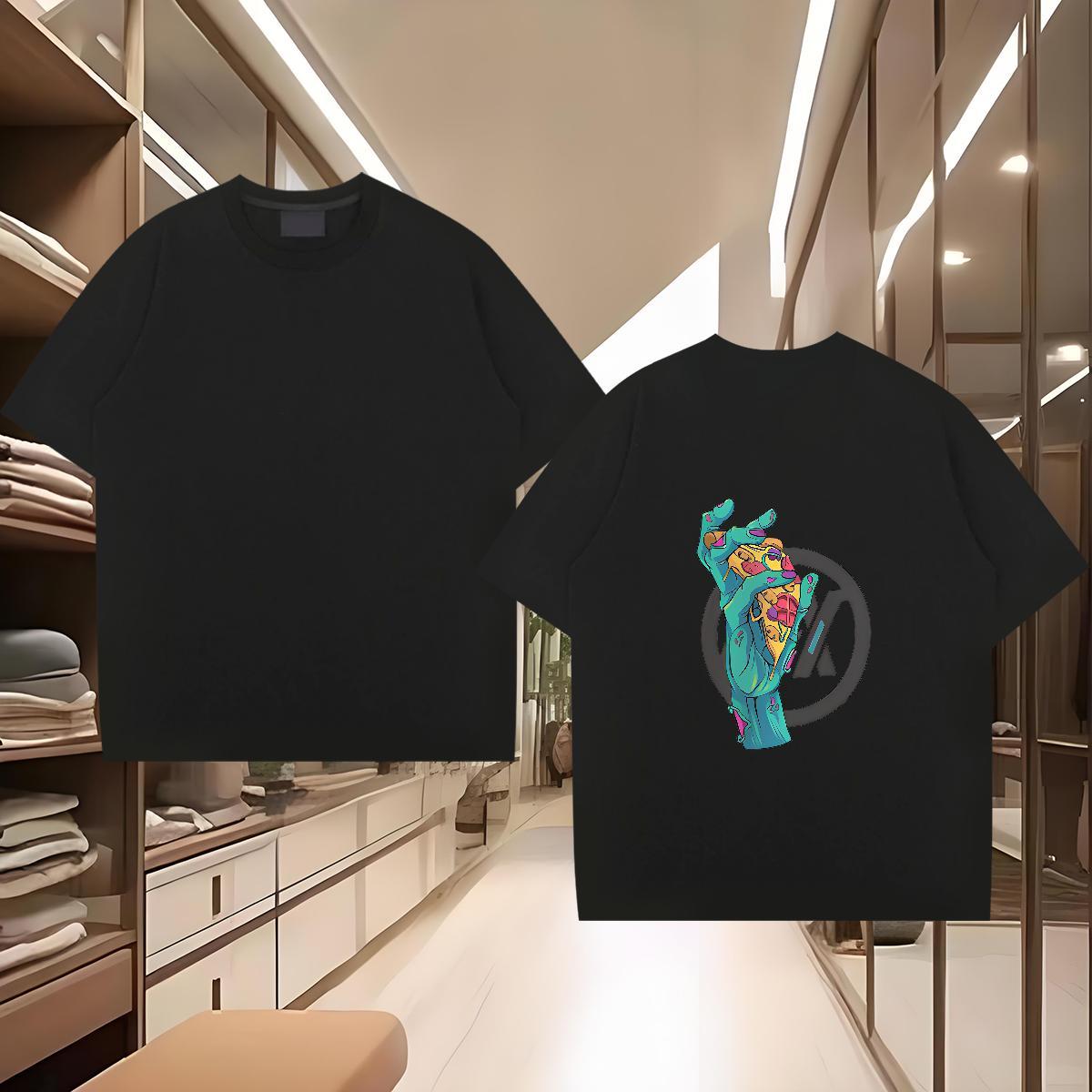 Soft Man T Shirts 100% Cotton 230g skull Street Oversized Breathable Short Sleeve Couples T Shirts DIY Customized Clothes