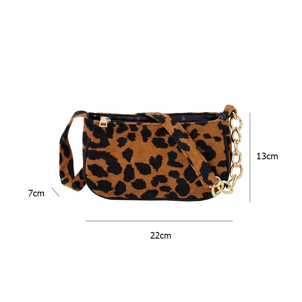 Plush Animal Material Messenger Bag Large Capacity Shoulder Bags Original Design Tote Leopard Pattern Shopping Handbag 240824