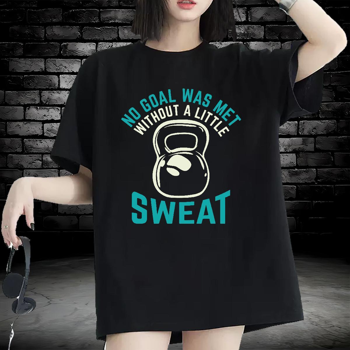 Wholesale Lady T shirt 100% Cotton 230g monogram Hip Hop T Shirt For Woman Breathable Crew Neck Floral Print Tops