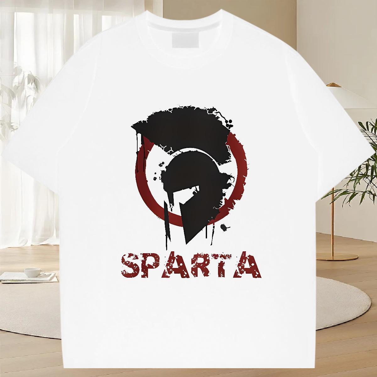 TOP Quality T shirt 100% Cotton 230g letter Street DIY Round Neck Short Sleeve Men Clothes T-Shirt Brand Tshirts