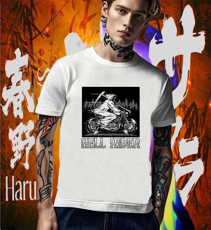 Loose T-Shirts for Men 100% Cotton 230g Motorcycle Home Outdoor Custom Print Oversized Short Sleeve O-Neck Tshirt for Man Woman Fashion New Tee Shirt