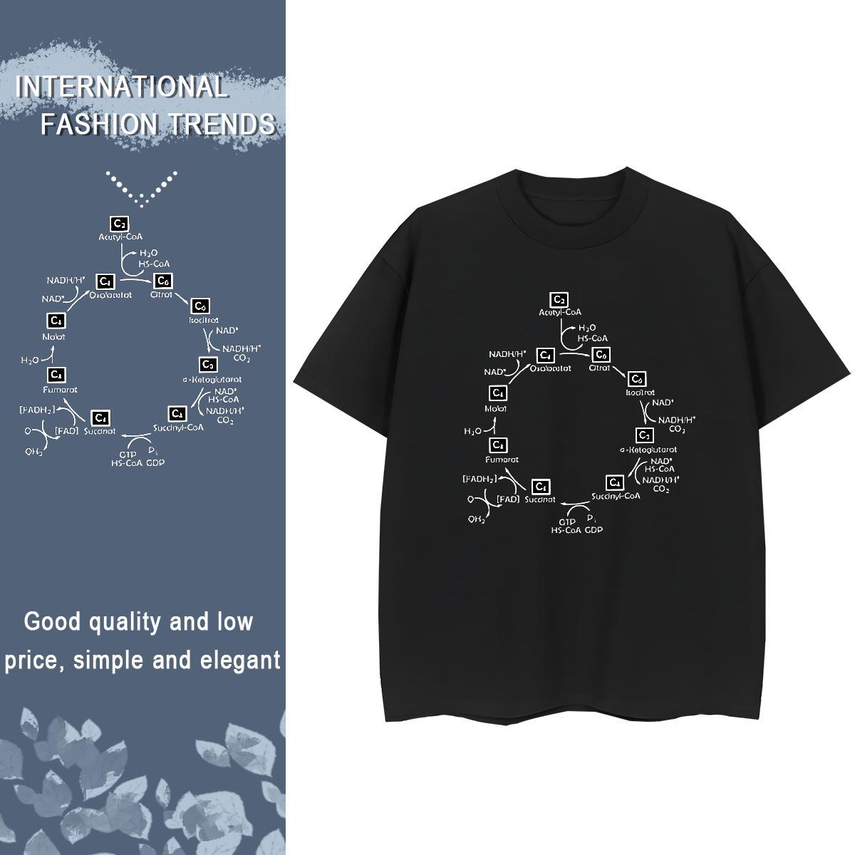 Unisex Couples T Shirts 230g Cotton letter Hip Hop Street T shirt Breathable DIY Anime Printed Tops