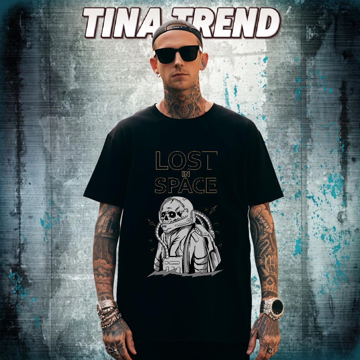 Brand T-Shirts for Men 230g Cotton skull Home Outdoor Oversized Short Sleeve Soft Men Tshirts Classic Clothings