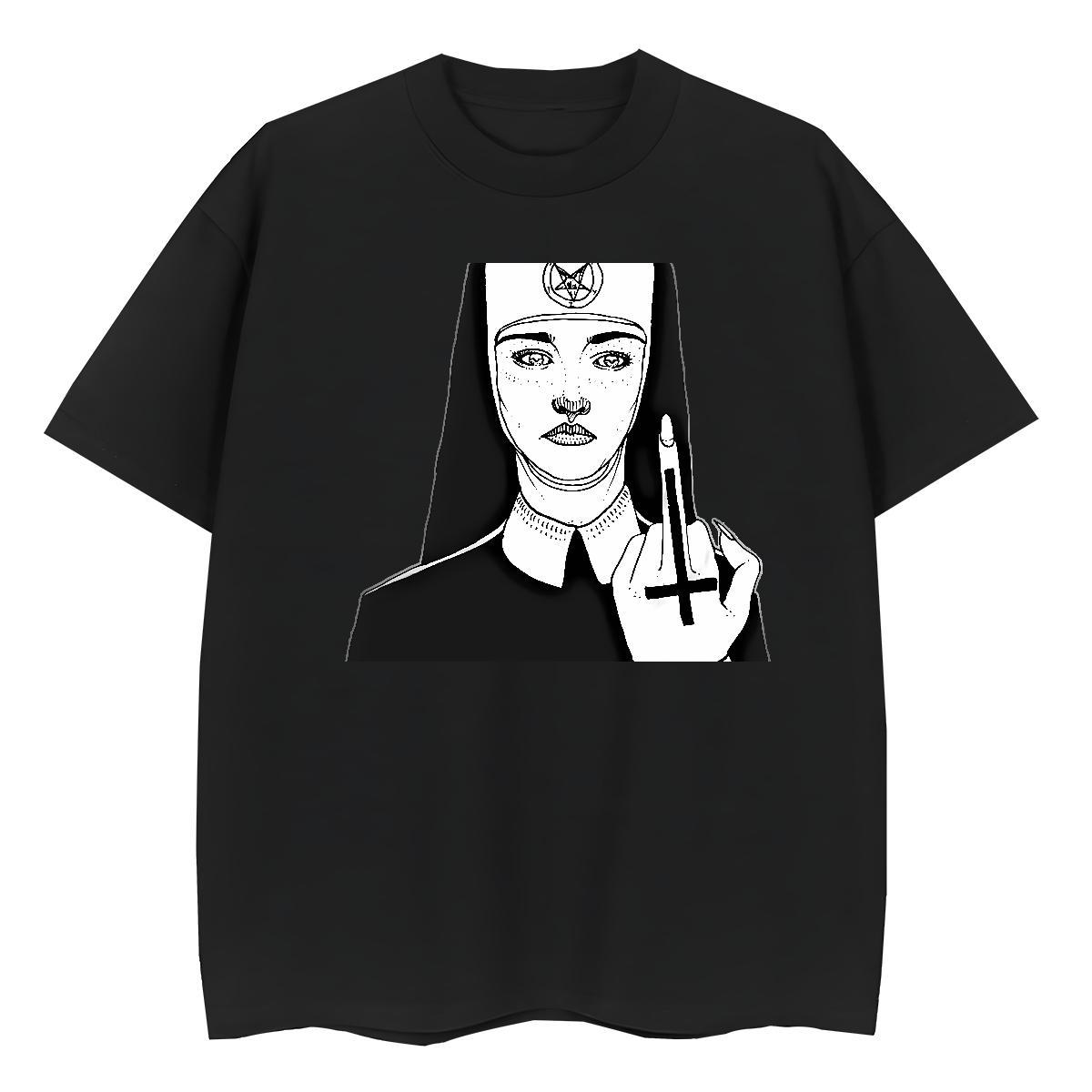 Designer Women Tees 230g Cotton contempt Street Casual T-Shirts Short Sleeve O-Neck Skull Clothings