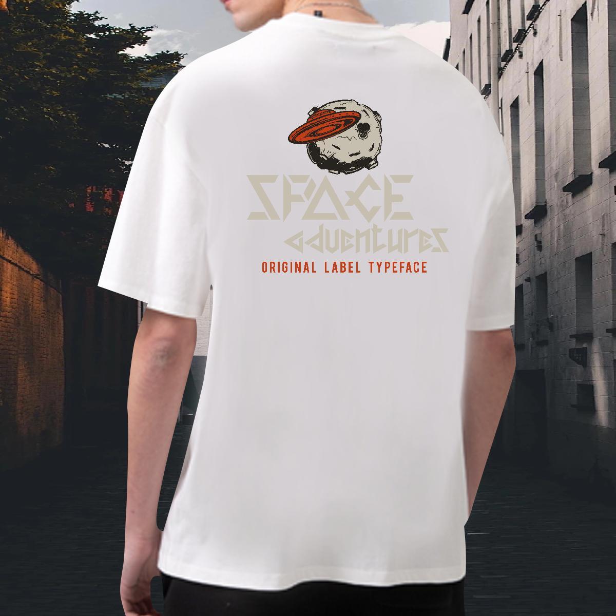 Cool Man T Shirts 230g 100% Cotton ET Hip Hop Asian Size Breathable Soft Men Tees Fashion Polos