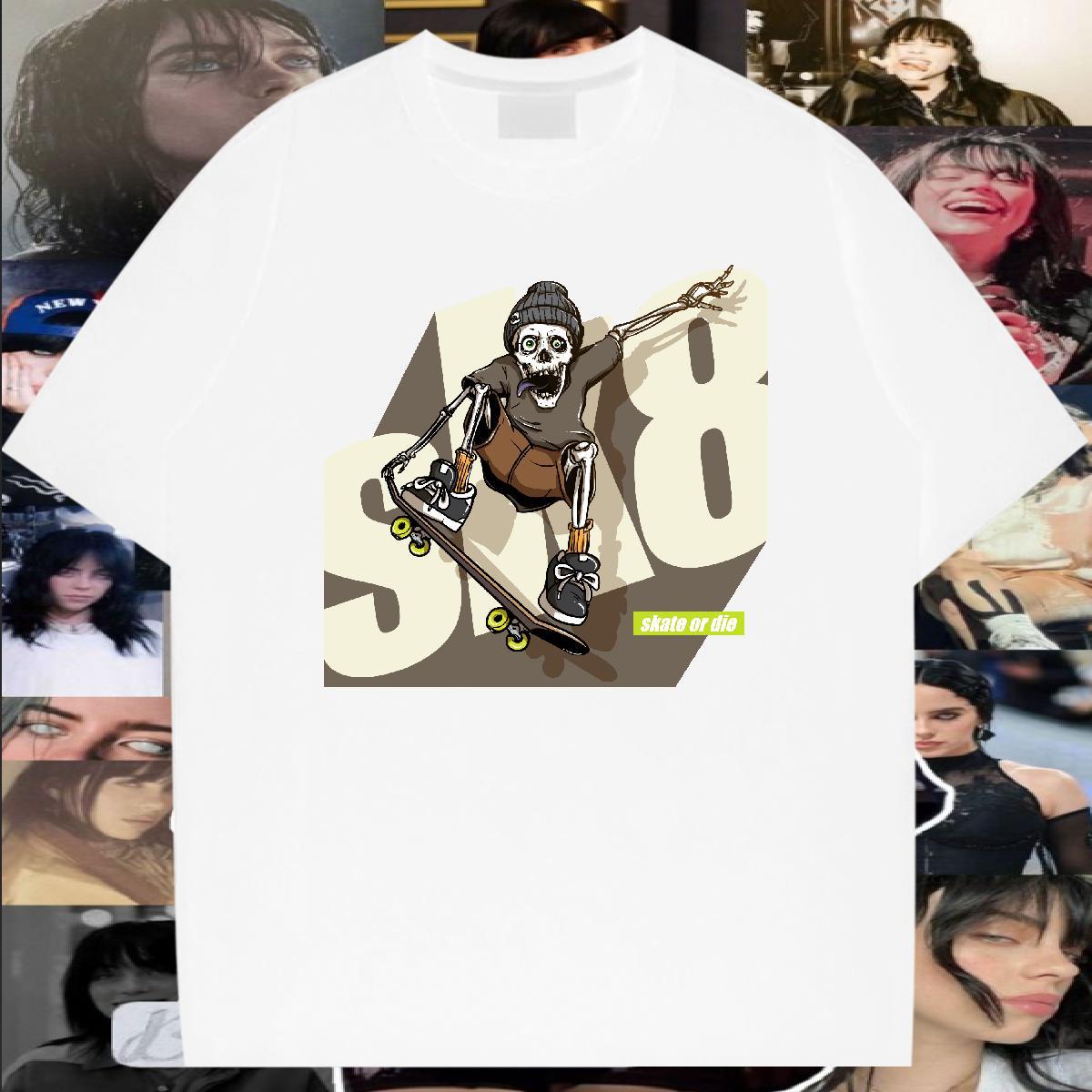 Popular Mens T Shirts 230g 100% Cotton skateboarding Beach Oversized 3XL 4XL Breathable Crew Neck Men Tees Free Shipping Tops