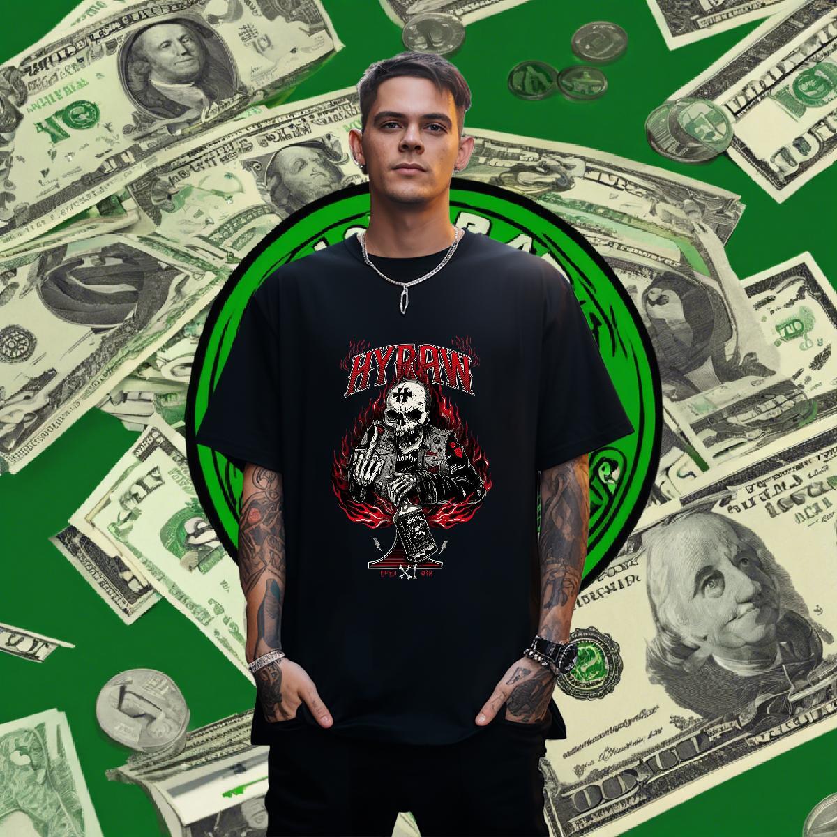 Designer T shirt 100% Cotton 230g skull Casual Daily Wear DIY Logo Oversized Breathable Short Sleeve Men Clothes T-Shirt Fashion Casual Top Tees