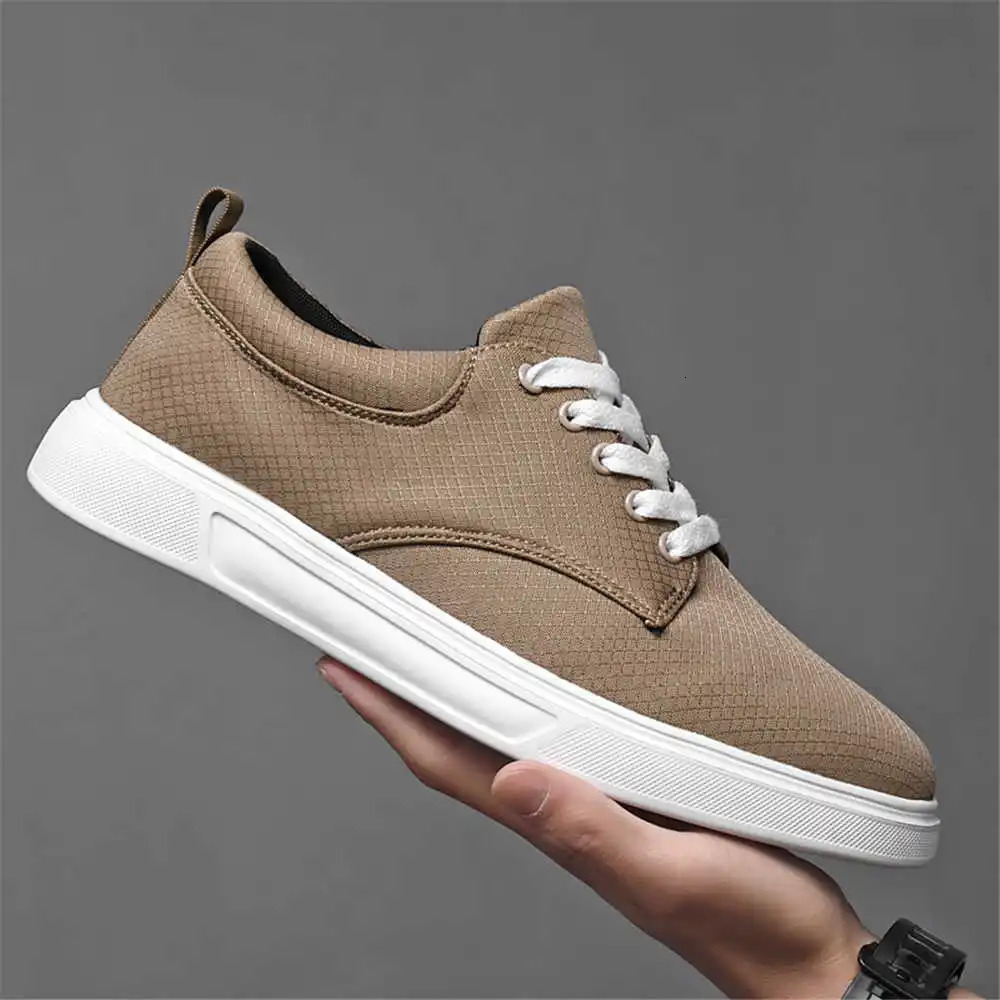 Non-slip 40-45 Vulcanized Shoes Casual Design Beige Men's Sneakers Sports Sapa Loafter Vip Link