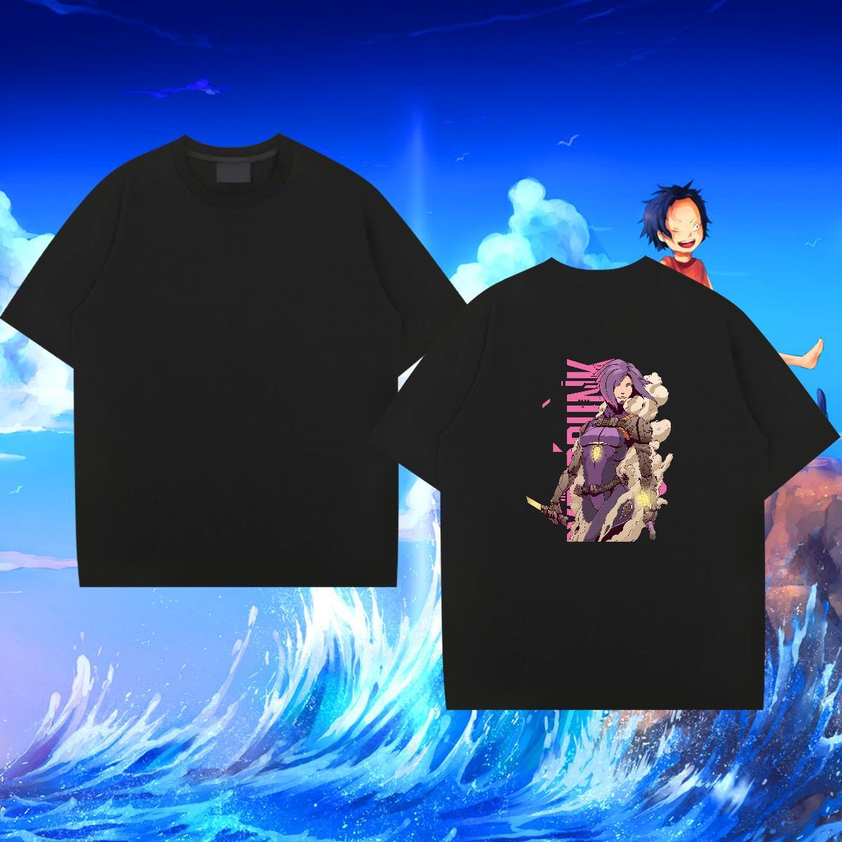 Soft T Shirts Men 230g 100% Cotton portrait Beach Black Oversized Breathable Short Sleeve Couples T Shirts Brand Tops Shirt