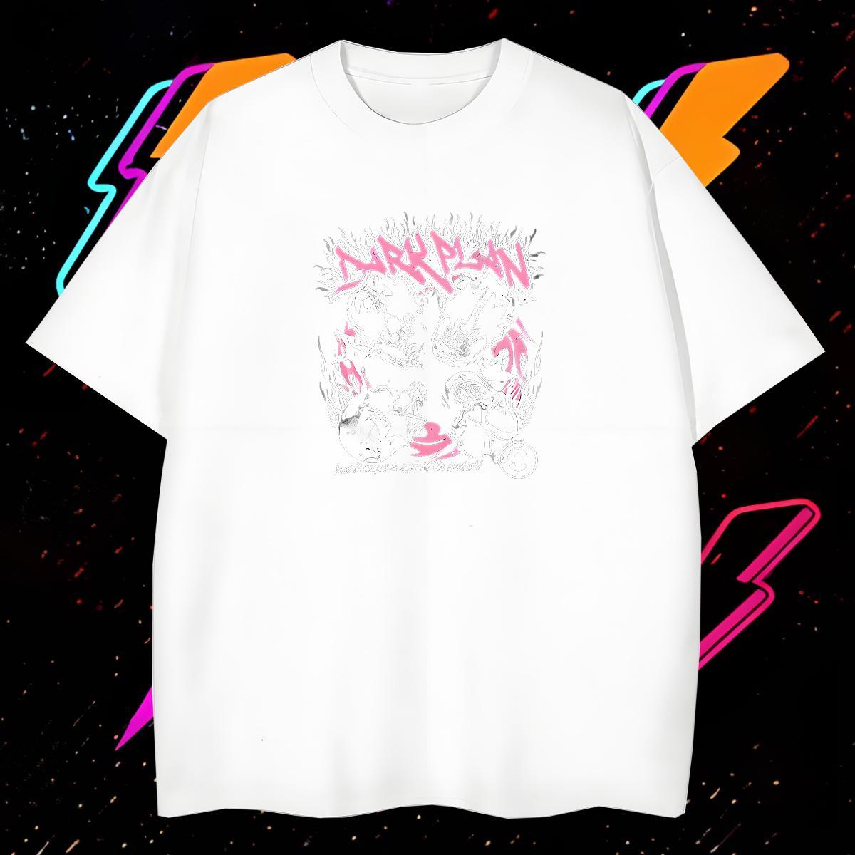 Brand T shirt 230g 100% Cotton skull Street wear Hip Hop Oversized 3XL 4XL Breathable Short Sleeve Tshirt for Man Woman Fashion Tops Tees