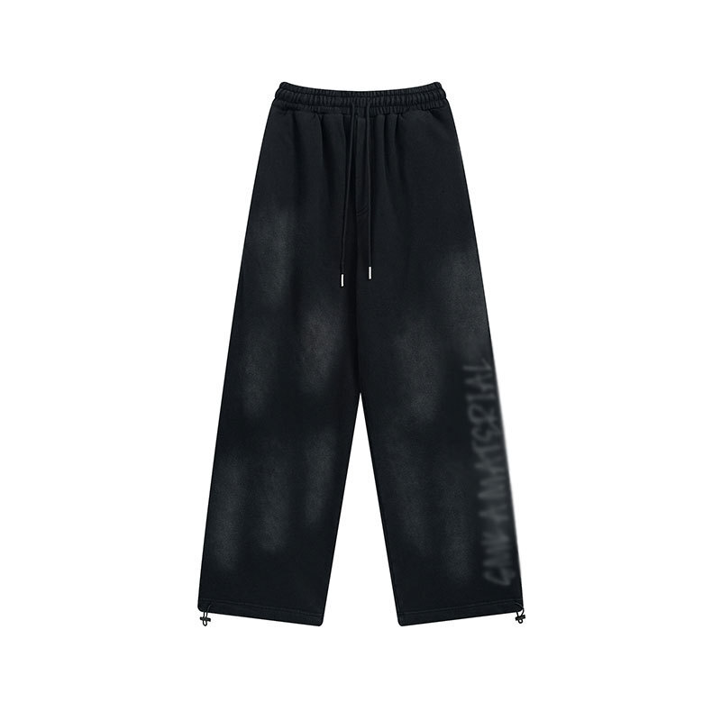 American Style High Street Casual Pants for Men in Spring and Autumn New Styles for Wiping Dirt Graffiti Sports Versatile Long Pants