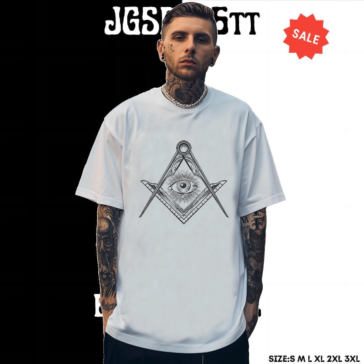 Popular T Shirt For Man 100% Cotton 230g eye of the devil Spring Summer Plus Size Cartoon Pure Cotton Couples T Shirts Fashion New Wear