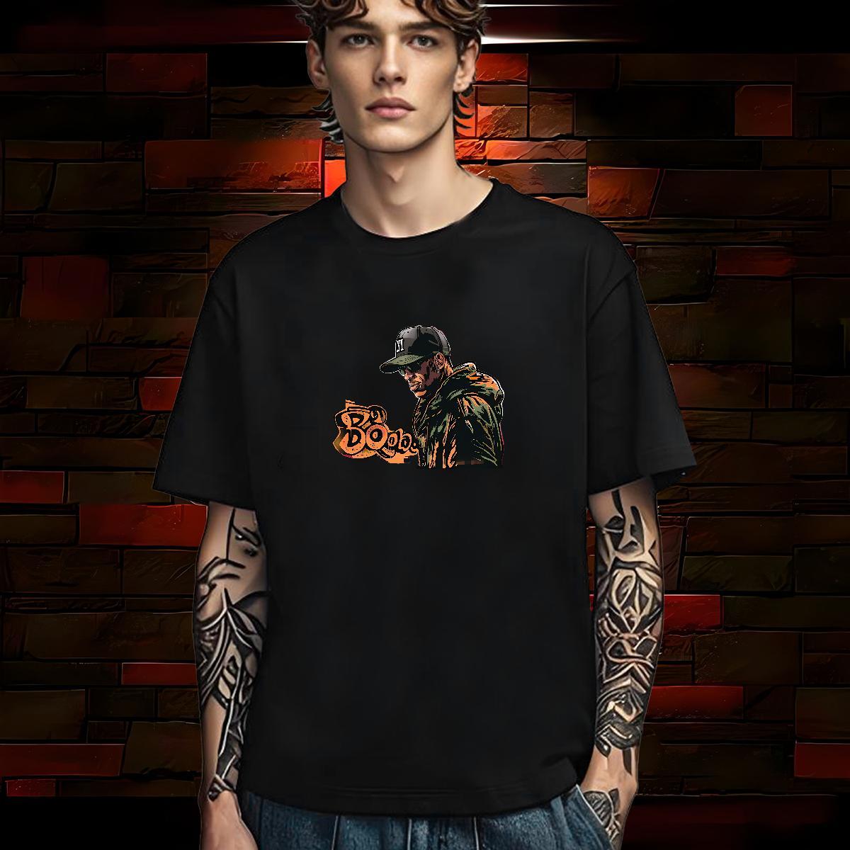 Free Shipping T-Shirts for Men 100% Cotton 230g character Sport Anime Short Sleeve Soft Mens Tshirts Fashion New Tees