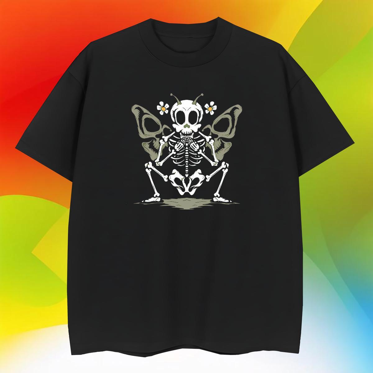 Popular T shirt 230g 100% Cotton skull Sports Casual Custom Printing O-Neck Short Sleeve Men Tops Tees Fashion New Tops Shirt