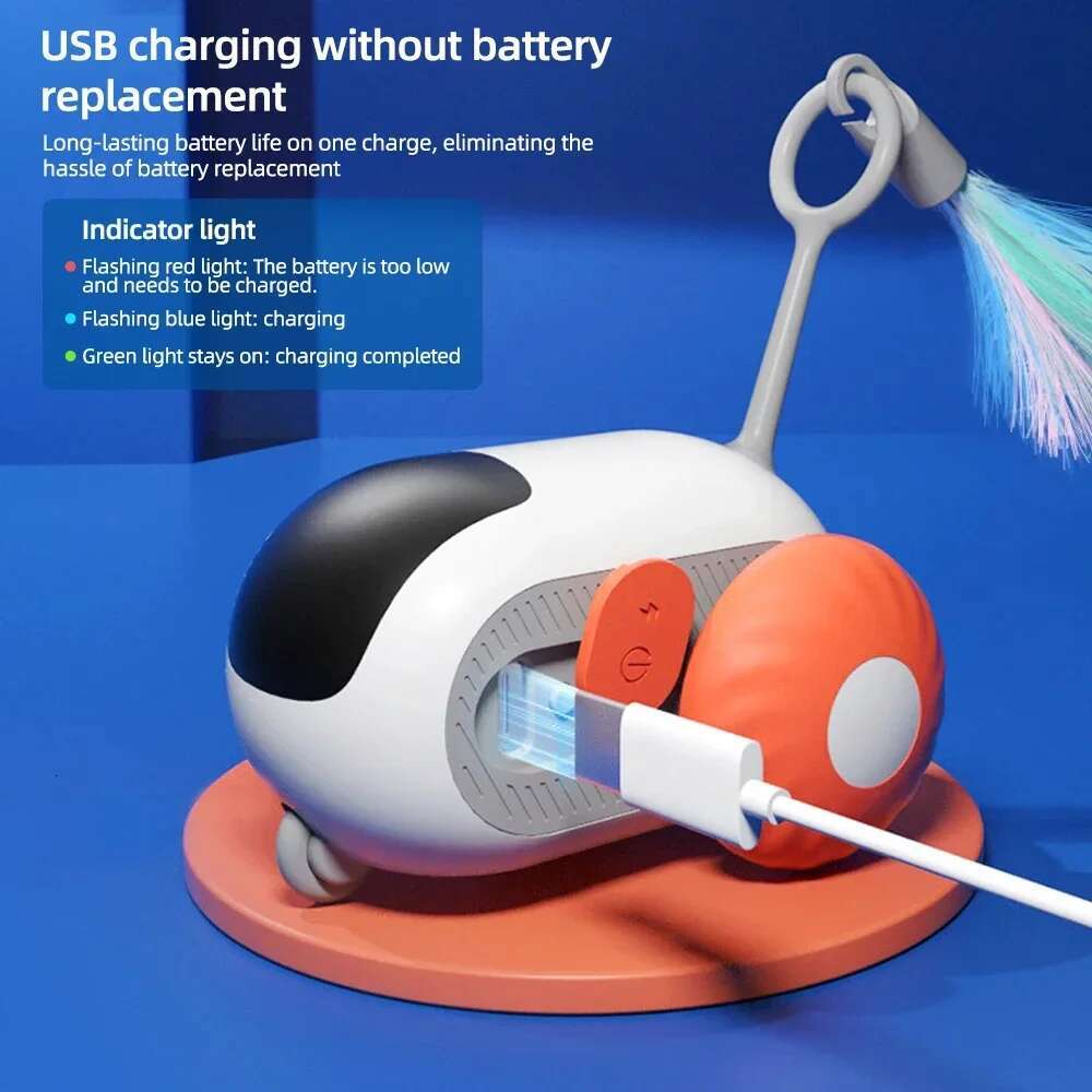 Smart Cat Interactive Dog Toy Ball Automatic Moving Remote Control Indoor Things for Cats Pet Kitten Supplies