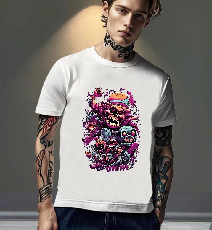 Cool Design Men T Shirts 100% Cotton 230g skull Sport Custom Print Oversized O-Neck Short Sleeve Tshirt for Man Woman DIY Customized Tees