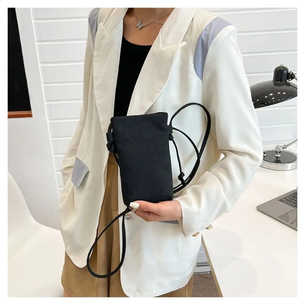 Fashion Mobile Phone Womens Messenger All-match Mini Crossbody Bag Hanging Neck Coin Purse Vertical Handbag 240824