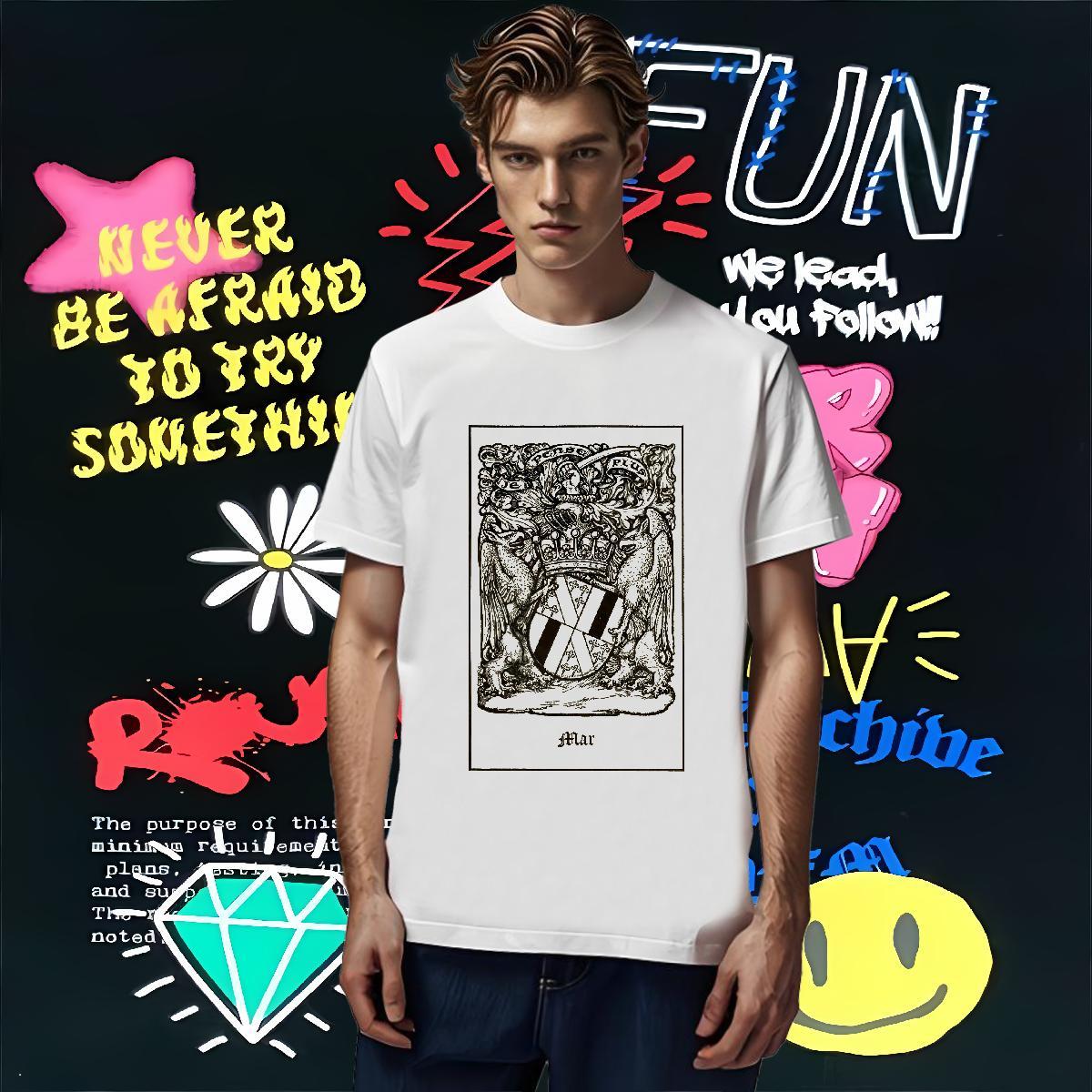 Free Shipping T shirt 230g 100% Cotton The Cross High Street Hip Hop Plus Size Cartoon Breathable Soft Tshirt for Man Woman Stylist Clothes