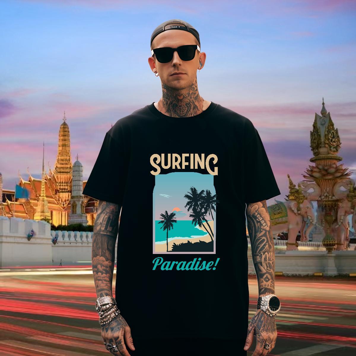 Designer Man T Shirts 100% Cotton 230g skateboarding Summer Casual Cartoon Print O Neck Short Sleeves Men Tops Tees Stylist Tshirts