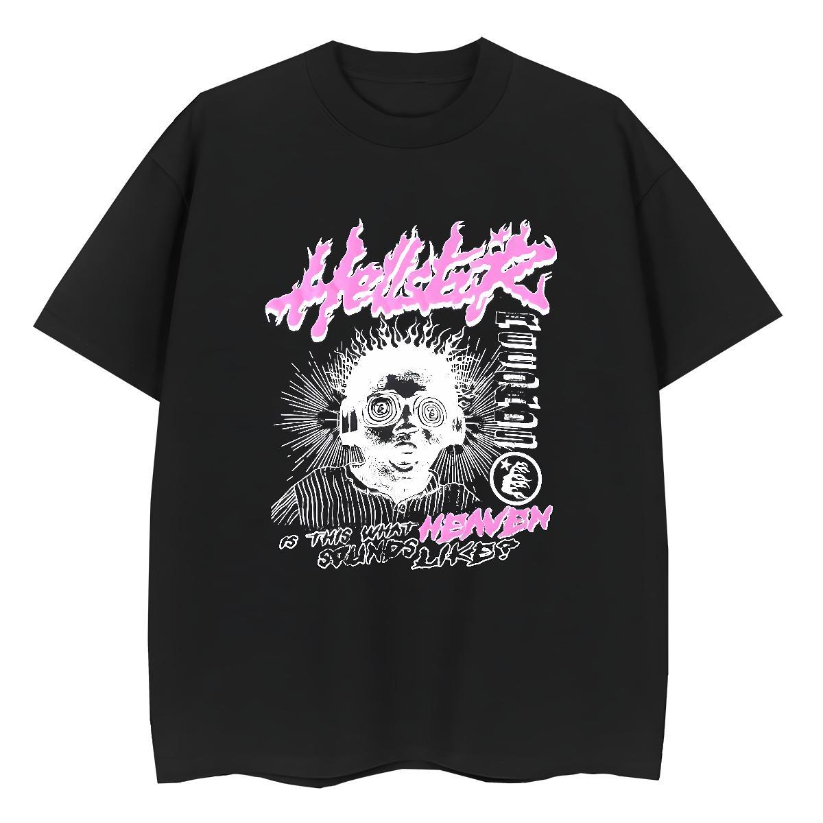 Loose Mens T Shirts 100% Cotton 230g letter Street Wear Asian Size Breathable Short Sleeve Men Tees Casual New Clothes
