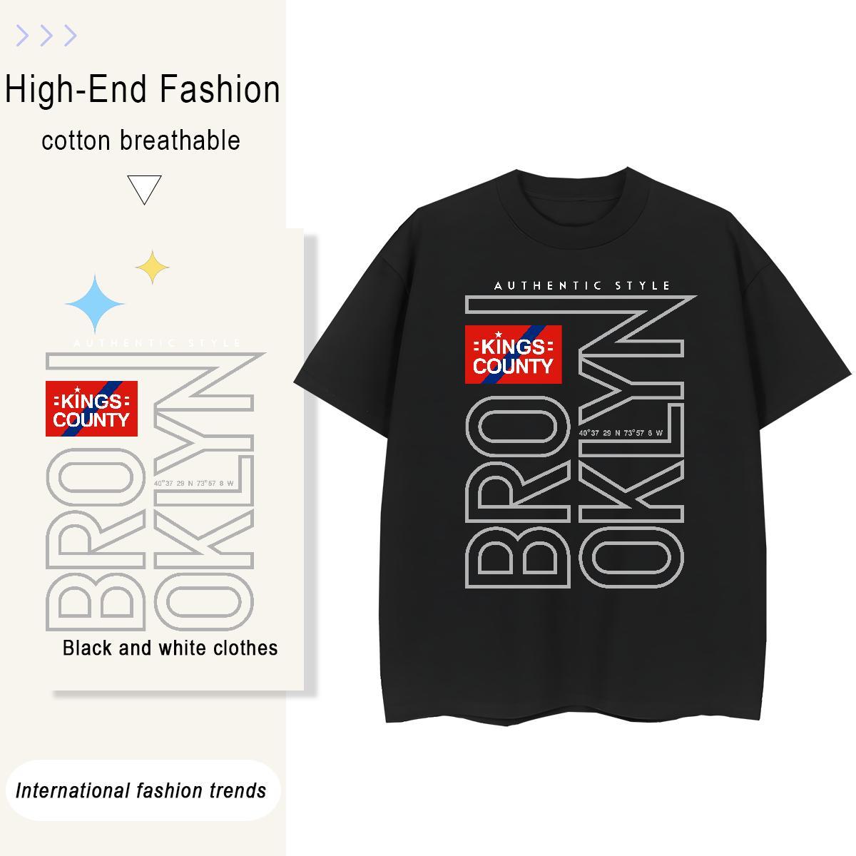 Unisex Woman Tshirt 230g Pure Cotton letter Daily Wear T-Shirts Short Sleeve O-Neck Graphic Tops Shirt