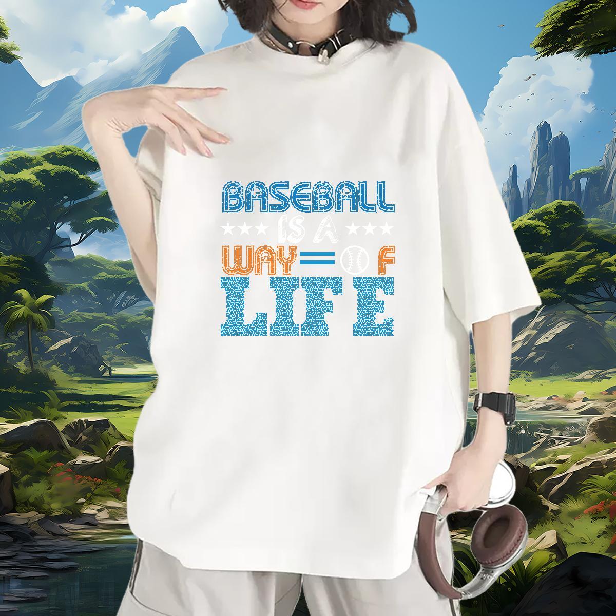 Free Shipping Women Tees 230g Cotton letter Sports Casual T shirt Breathable Crew Neck White Plus Size Clothes Shirt
