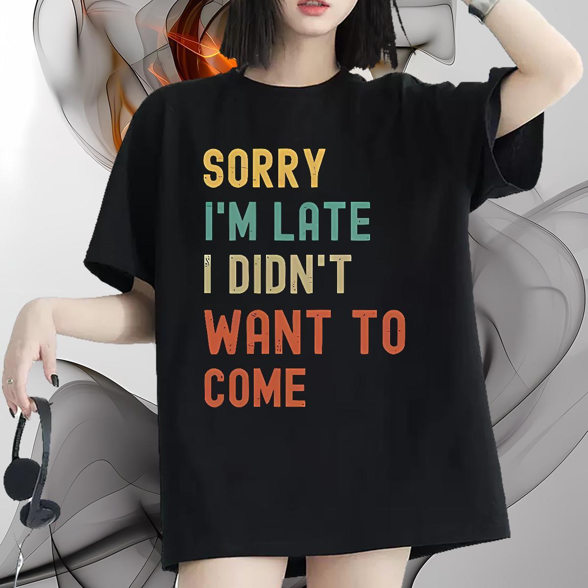 Lady Couples T Shirts 230g Cotton letter Daily Outfit T-Shirts Crew Neck Anime Oversized Tee Shirt