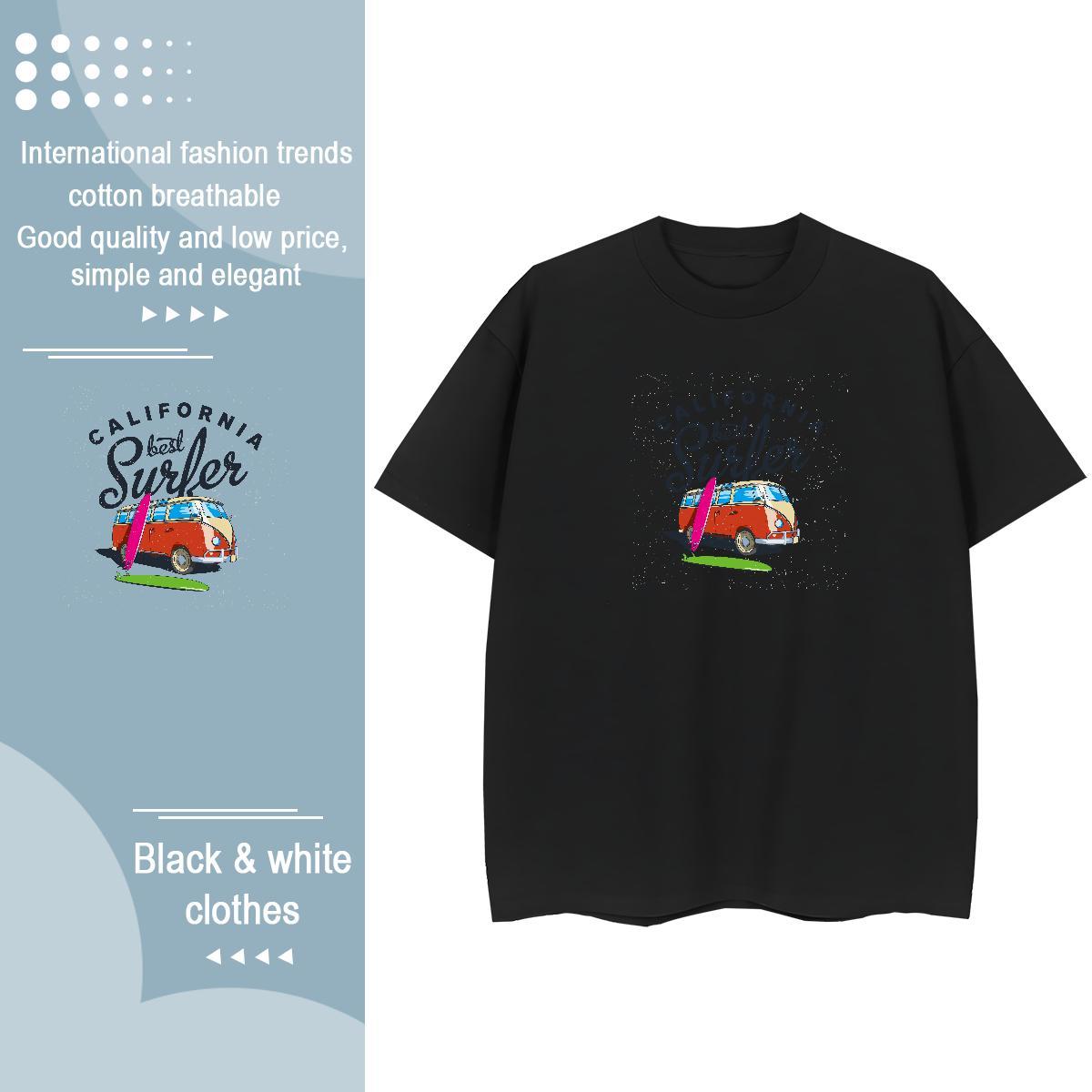 Cool Design Men T Shirts 230g Cotton car Casual Oversized 3XL 4XL Breathable Soft Tshirts Custom Clothes