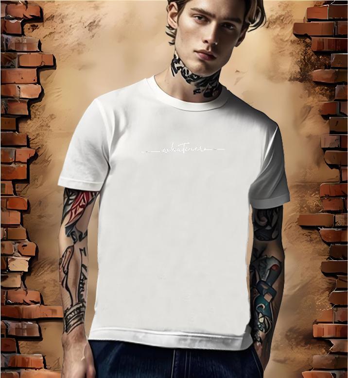 High Quality T shirt 230g 100% Cotton letter Daily Outfit Custom Big Size Round Neck Short Sleeve Men Tops Tees Classic Clothings