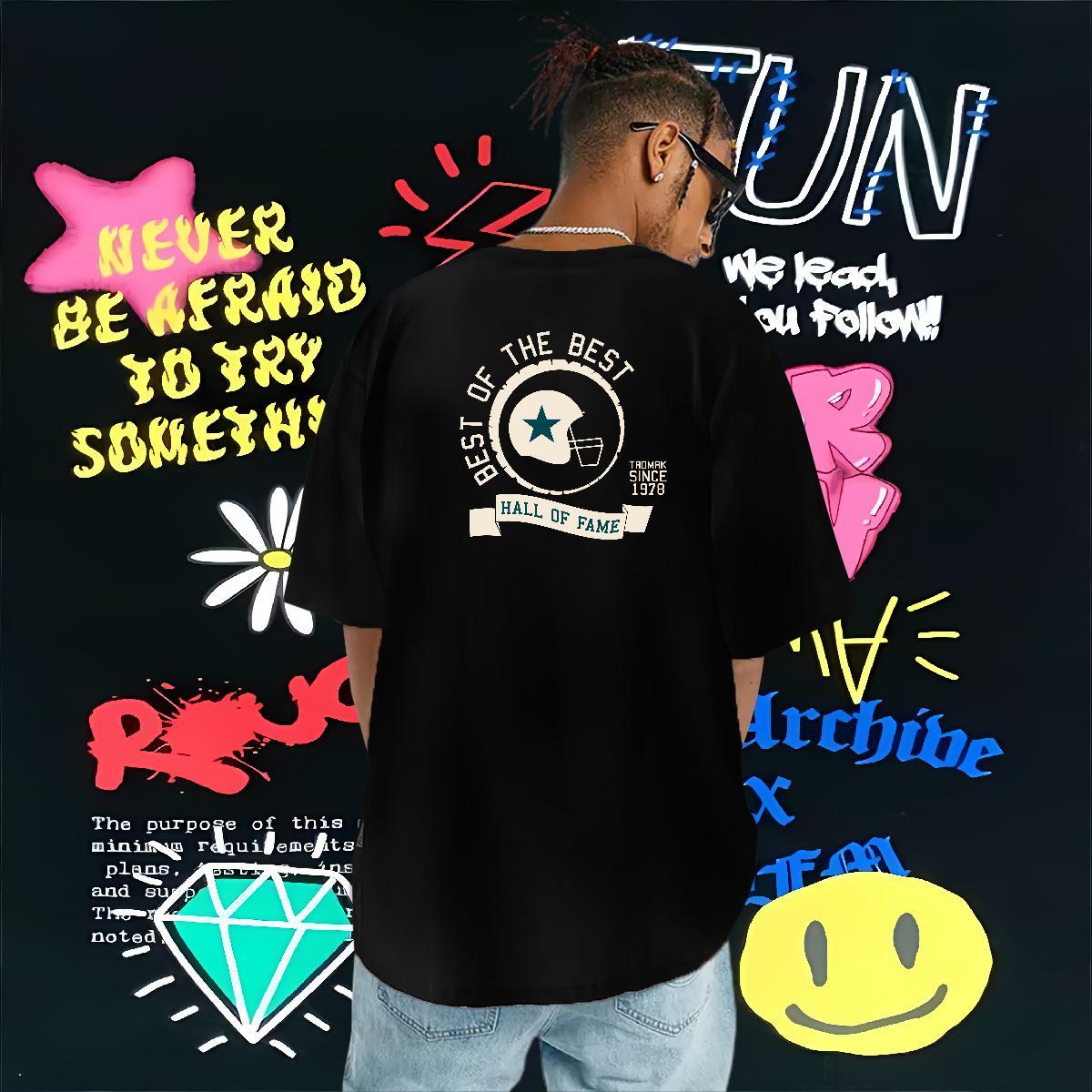 High Quality T Shirt For Man 230g Pure Cotton letter Spring Summer Skull Breathable Short Sleeve Tshirts 2024 Summer Top Tees