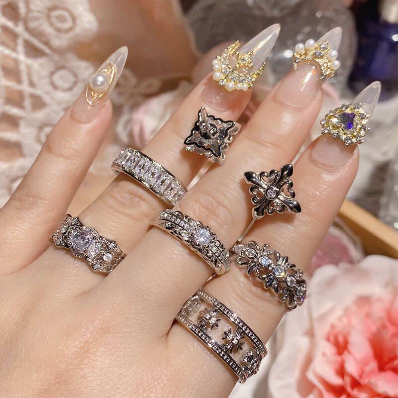 niche hip hop cross flower earrings Luxury Designer Jewelry 925 Sterling Silver Fill Radiant Shape Cubic Zircon Party Diamond Women Engagement Bridal 